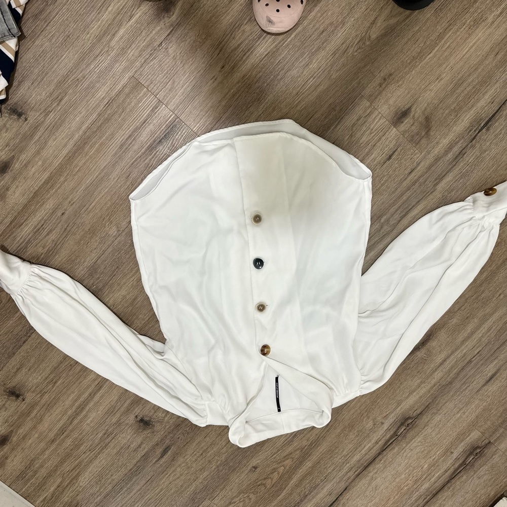 Jacquemus Cream Button-Down Shirt